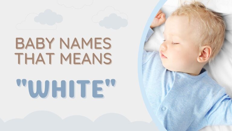 100 Baby Names That Mean White