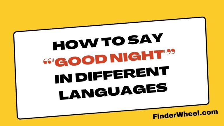 How to Say “Good Night” in Different Languages