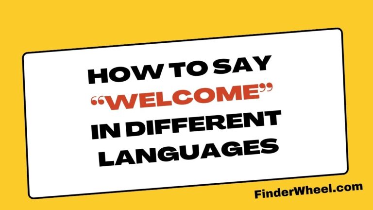 How to Say “Welcome” in Different Languages