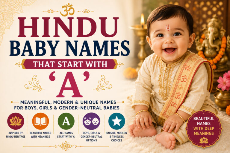 Top 200 Hindu Baby Names Start With ‘A’