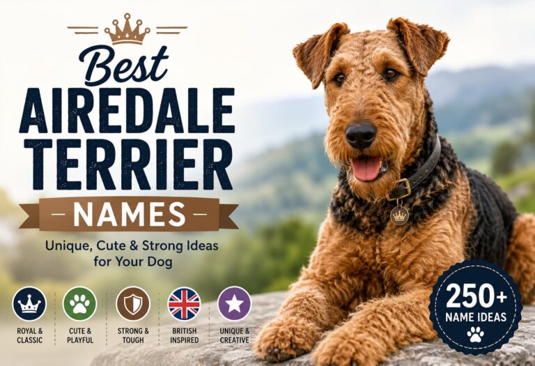 250+ Best Airedale Terrier Dog Names