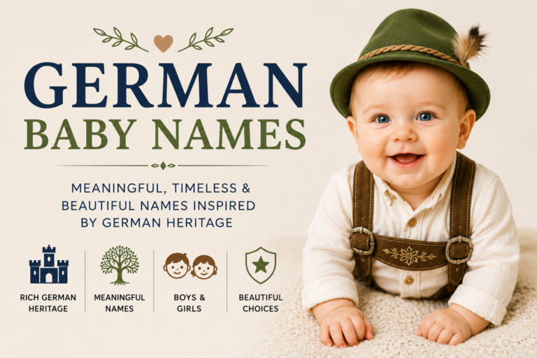 German Baby Names for Boys & Girls with Meanings